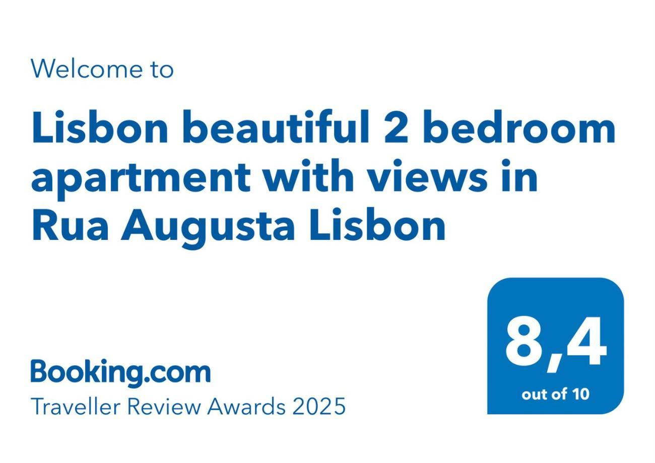 Lisbon Beautiful 2 Bedroom Apartment With Views In Rua Augusta ลิสบอน ภายนอก รูปภาพ